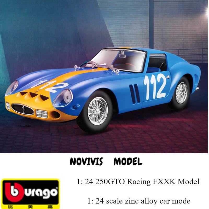 

Bburago 1:24 Ferrari 250 GTO & FXXK Racing Diecast Alloy Model Gift for Boys Wholesale