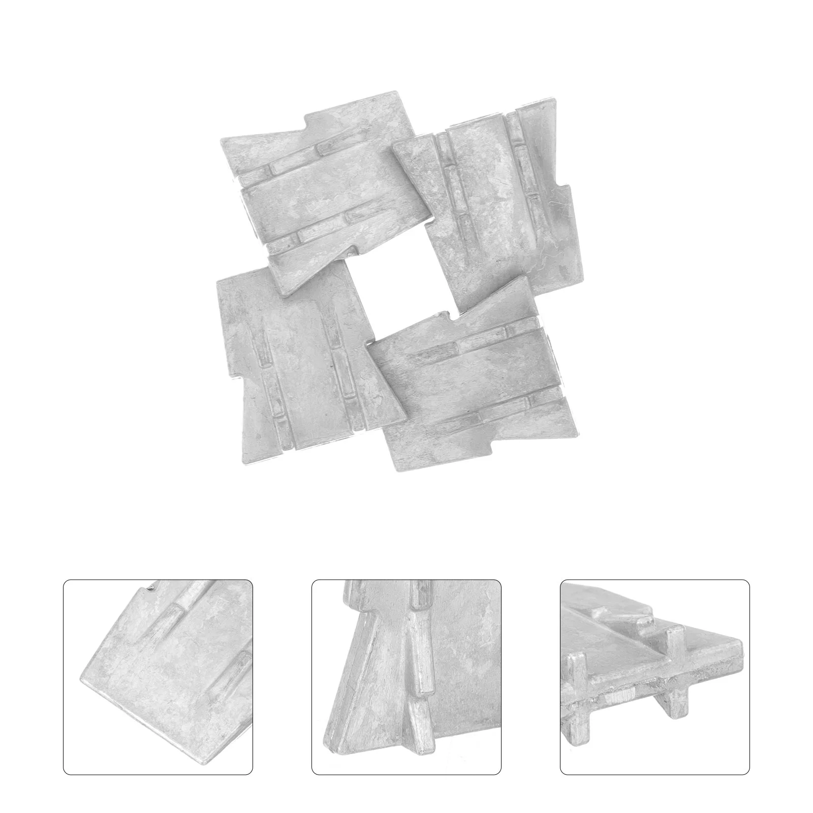 4 Pcs Iron Wedge for Hammer Multifunctional Axe Installation Accessories Reinforcing Practical Household Metal Supplies