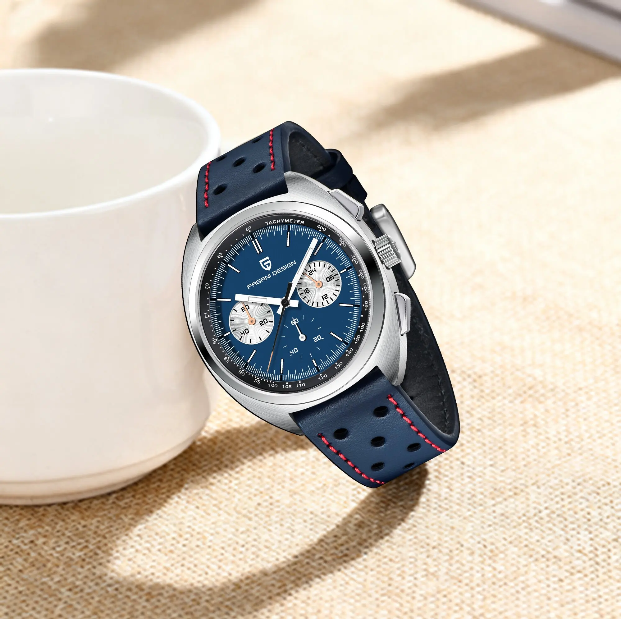 2026 Pagani Design New Men's Automatic Mechanical Watch Classic Retro Luxury Style Small Three-Pin Waterproof Tachymeter Design