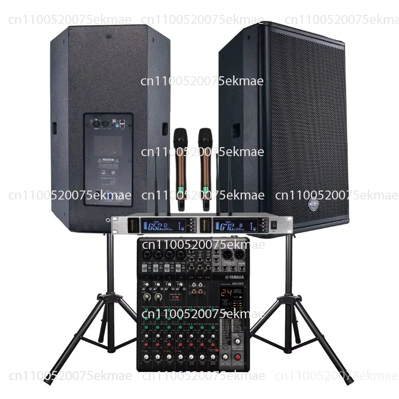 15-inch active speaker system PA professional audio, video with DSP amplifier 1400 watts peak DSL-15DSP