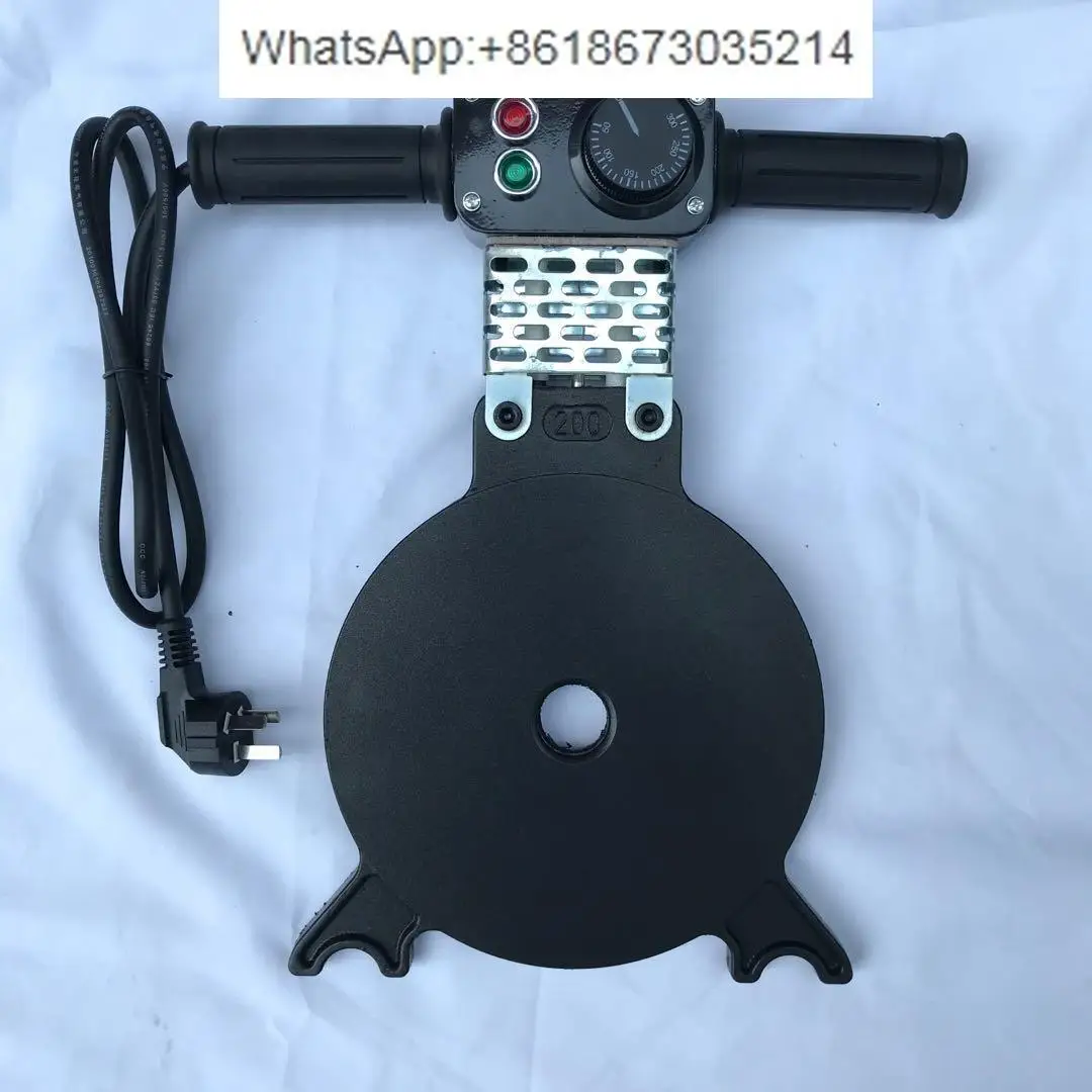 PE pipe butt welding machine heating plate butt machine ironing plate hot melt plate pipe heating tool accessories hand crank