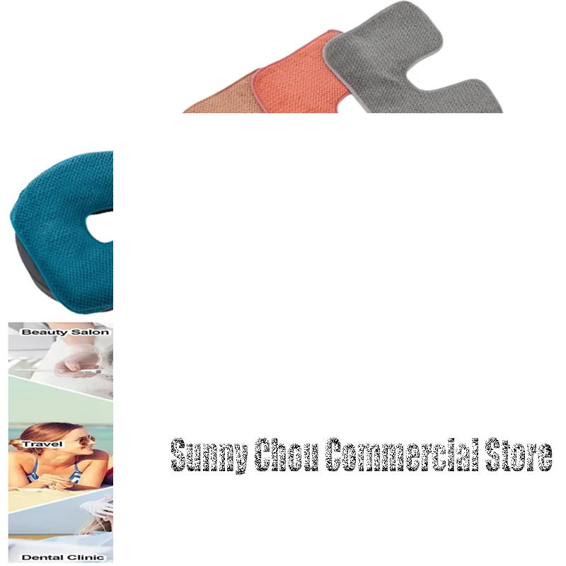 

1 * коралловый флис, подушечки для головы, U-образные чехлы для подушек для лица, утолщенная подушка для подголовника, уход за лицом, красота, спа-массажные принадлежности