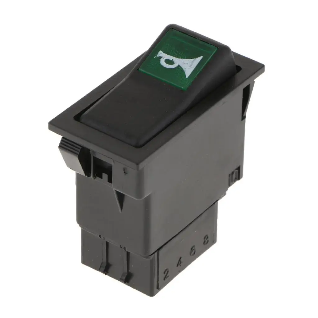 2Pins Car Engineering Train Horn Rocker Kippschalter Ein Aus