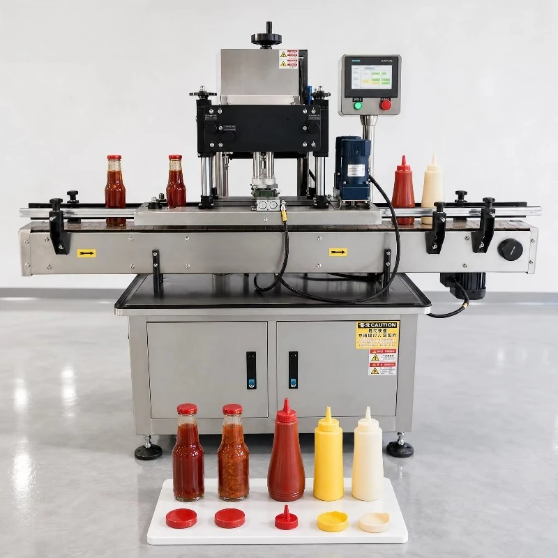 Bottle cap capping machine 4 roller capping machine, suitable for cosmetics, food and beverage industries