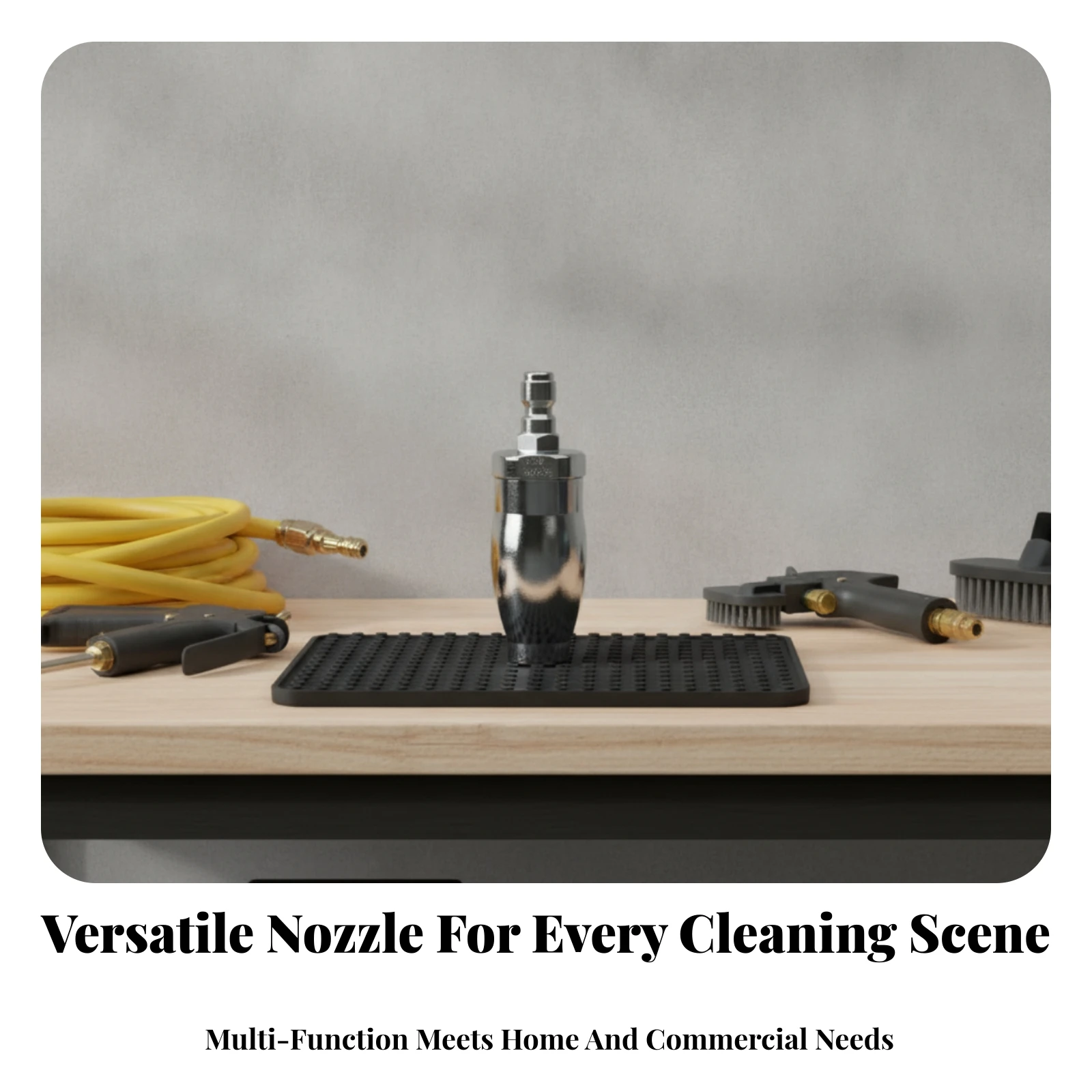 3600 PSI Cylindrical 360-Degree Rotating Nozzle Outdoor Cleaning Gear Pressure Washer Rotating Nozzle