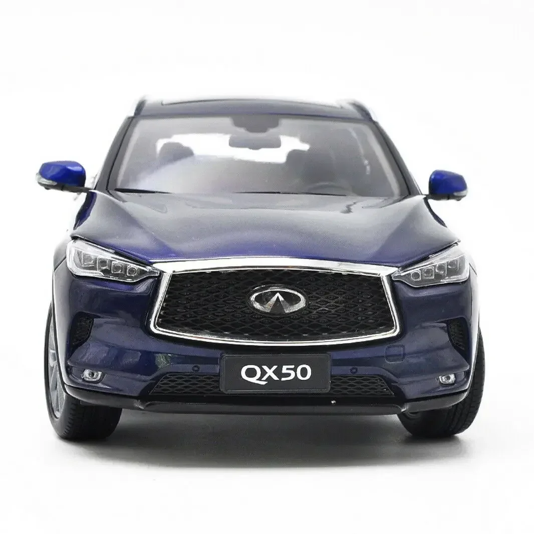 1:18 For Infiniti QX50 2018 SUV Diecast Car Model Blue / Gray / Red Toys Hobby Gifts Collection Display Blue/Gray Ornaments