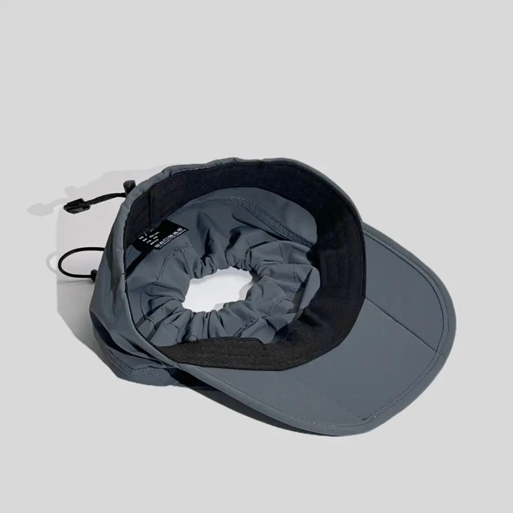 Fashion Sun Protection Drawstring Sun Hats Thin Breathable Quick-drying Caps Foldable Peaked Cap Women