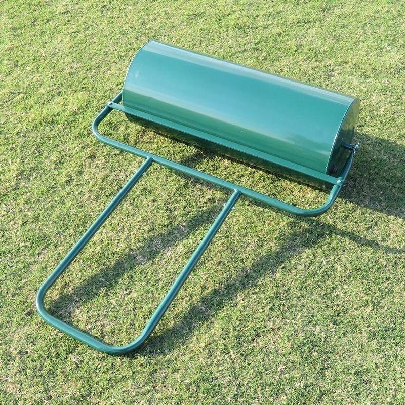 Fillable Hand Push Lawn Roller Heavy Duty Sod Compactor Garden Turf Leveling Landscaping Tool