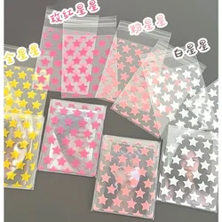 50pcs Transparent PE Star Small Ziplock Jewelry Packaging Bags Fresh-keeping Dustproof Reclosable Candy Cookie Storage DIY