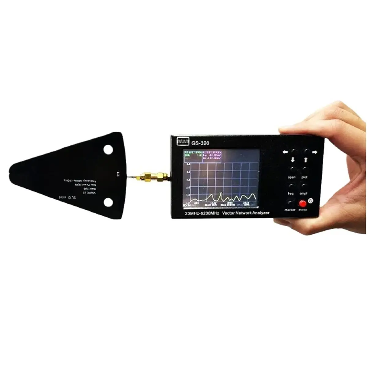 FLASH SALE-SA6 SL10mini Log-Periodic Antenna 50K-3GHz High Gain Omnidirectional Antenna 4G5G MICROWAVE UWB Antenna