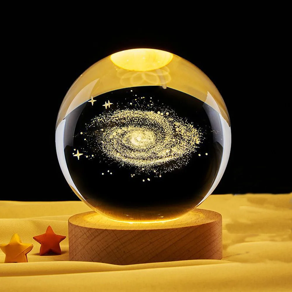 Boule de Clip 3D, Lampe Veilleuse, Communautés ète en Clip, Système Solaire Gravé au Laser, Globe Astronomique, Cadeau d\'Anniver