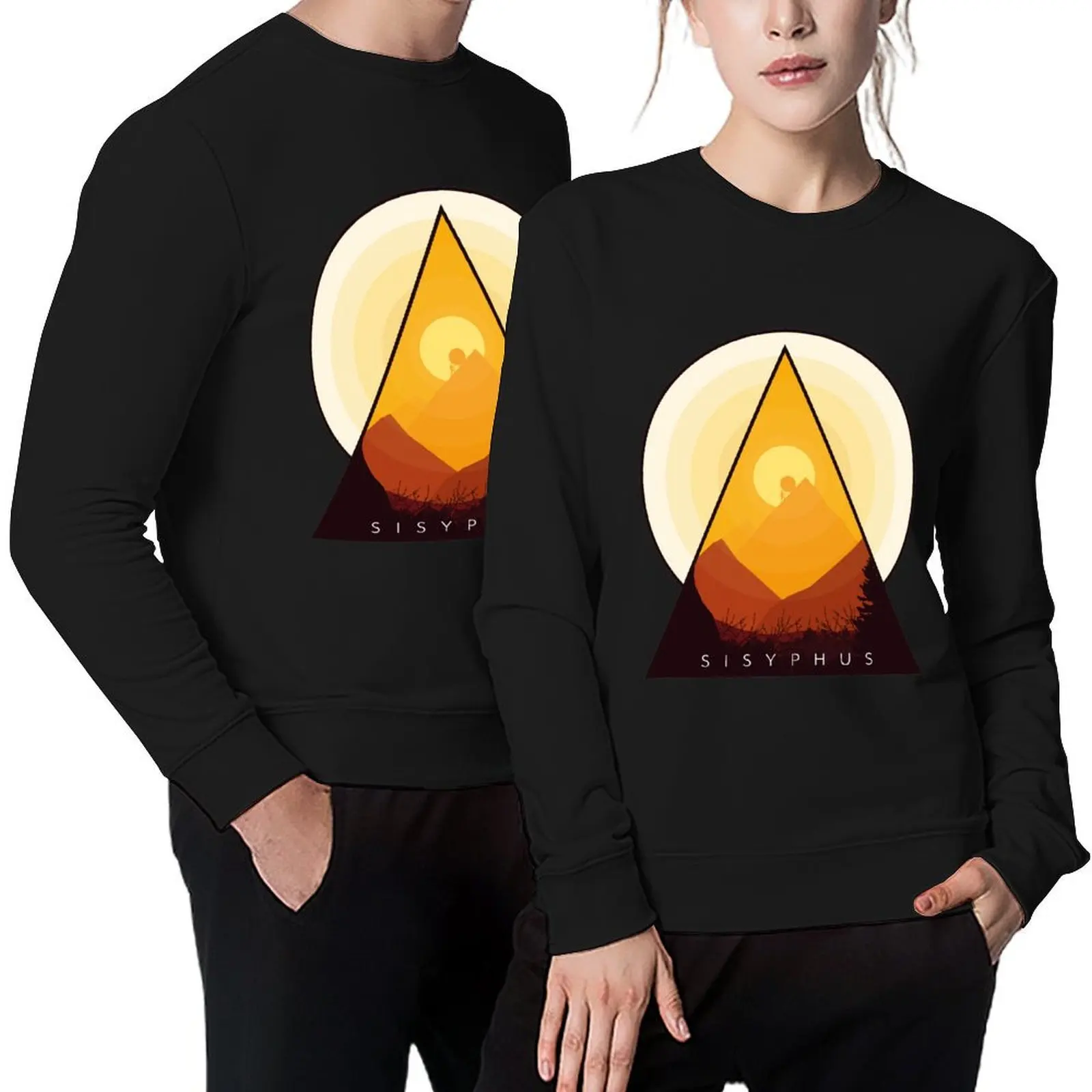 

The Myth of Sisyphus Pullover tracksuit anime clothes mens designer clothes autumn clothes oversize sweatshirt