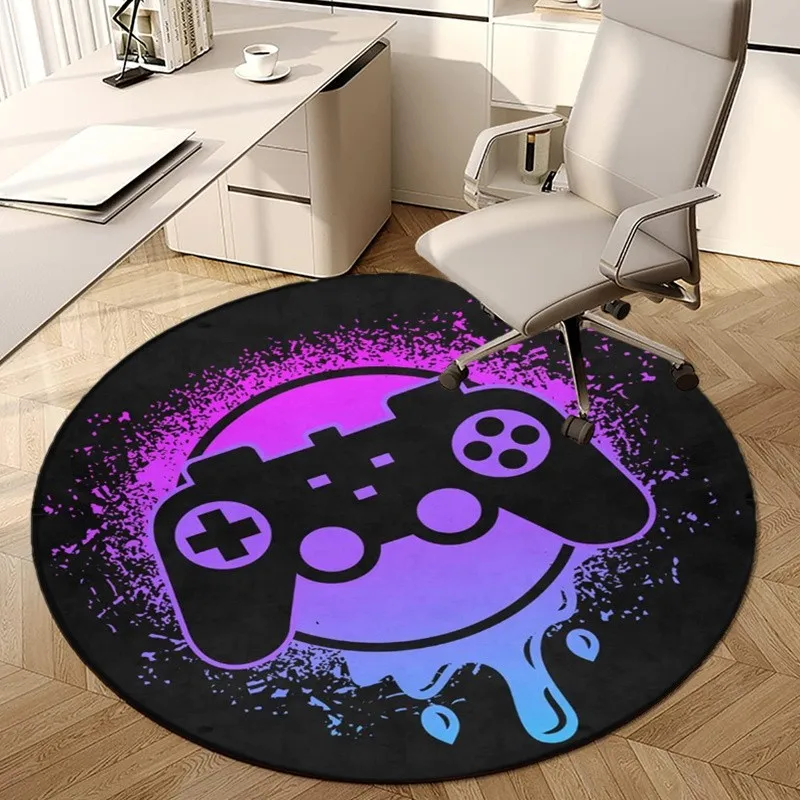 Round Gingerbread Man Rug Christmas Candy Area Carpet Non-Slip Floor Mat Holiday Decor Trending 2026