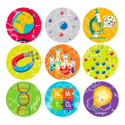 Science Stickers for kids Science Teacher Reward stickers Science Party gift stickers Loose chocolate stickers