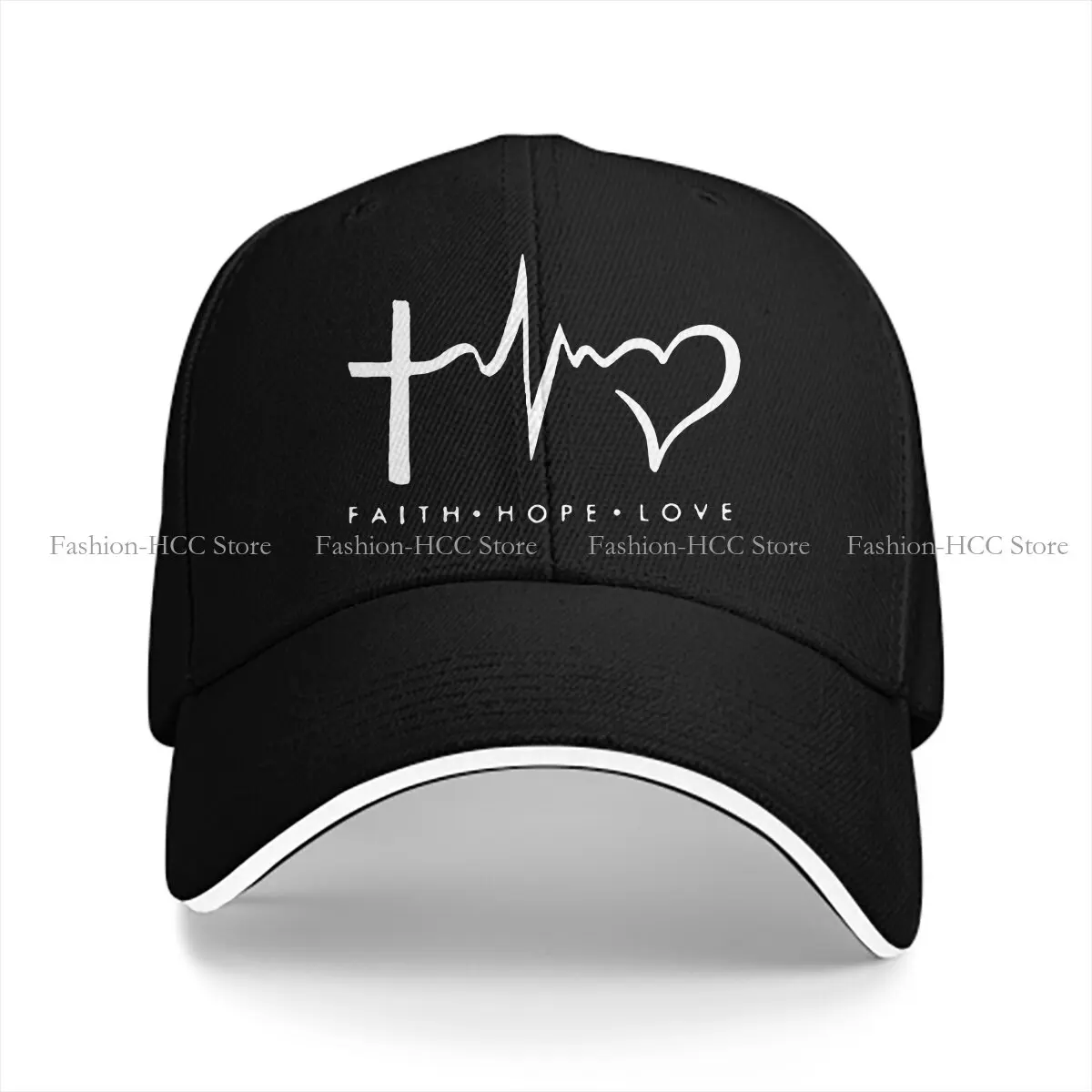 Jesus Christ Multicolor Hat Peaked Cap Christian Symbol Personalized Visor Protection Hats