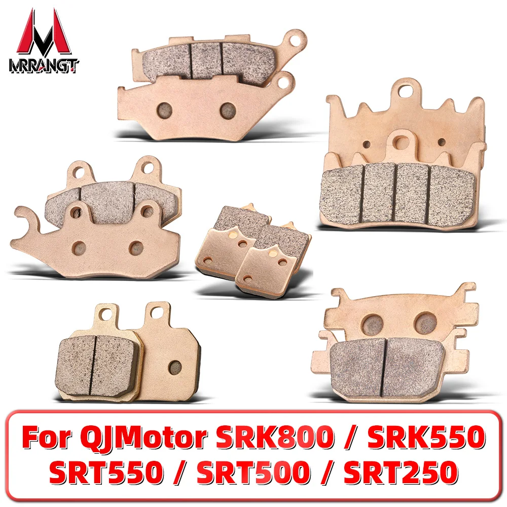 

MRRANGT Sintered Metal Brake Pads for QJMotor SRK550 SRK800 SRT500 SRT550 SRT250 Motorcycle Front Rear Set