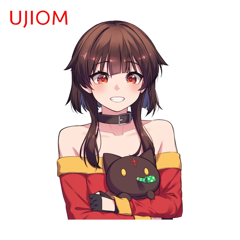 UJIOM Megumin Seductive Waifu Boobs Wall Sticker Eye Catching Waterproof Vinly Design Decal High Quality Living Room Decor