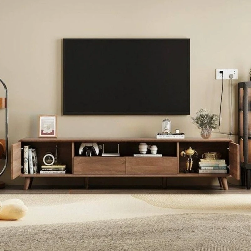 household comfortable tv stand living room bedroom floor side TV cabinet Modern minimalist тумбочка под телевизор home furniture
