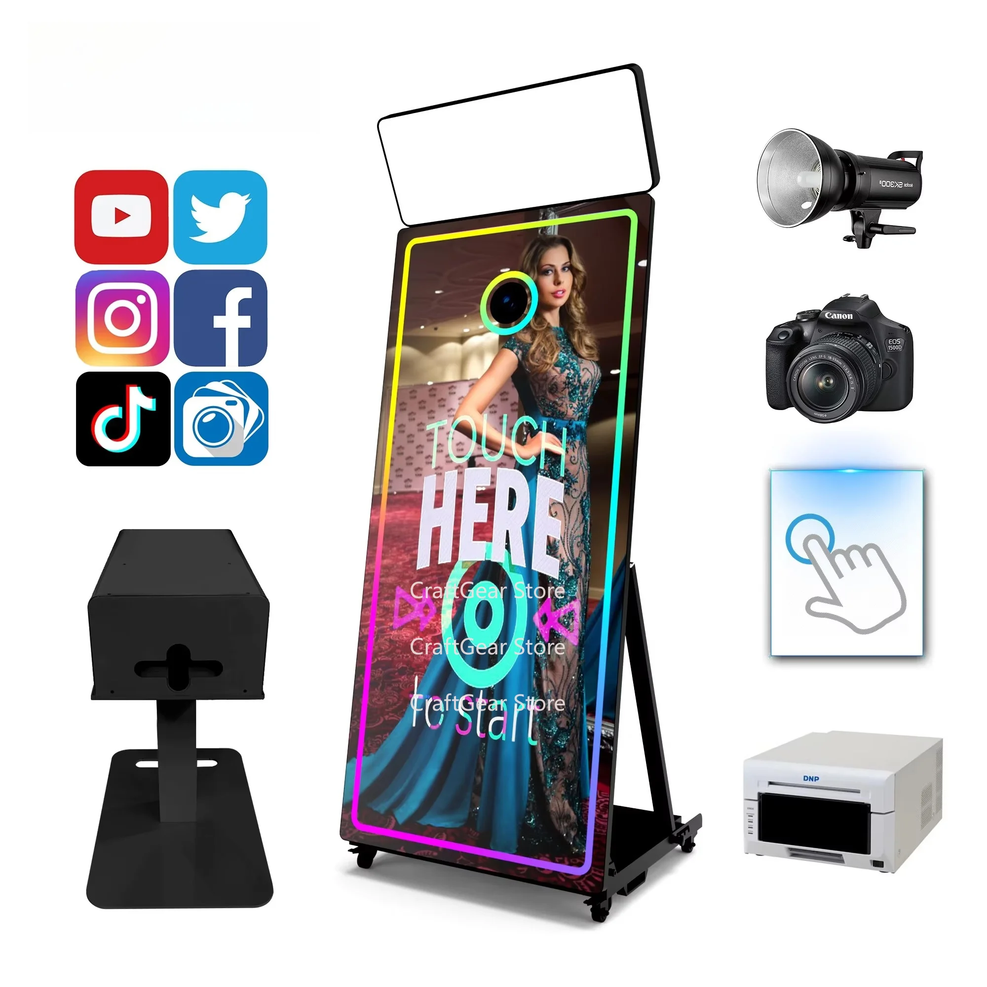 Photo Booth Machine - Dropshipping Portable Photo Booth Machine Touch