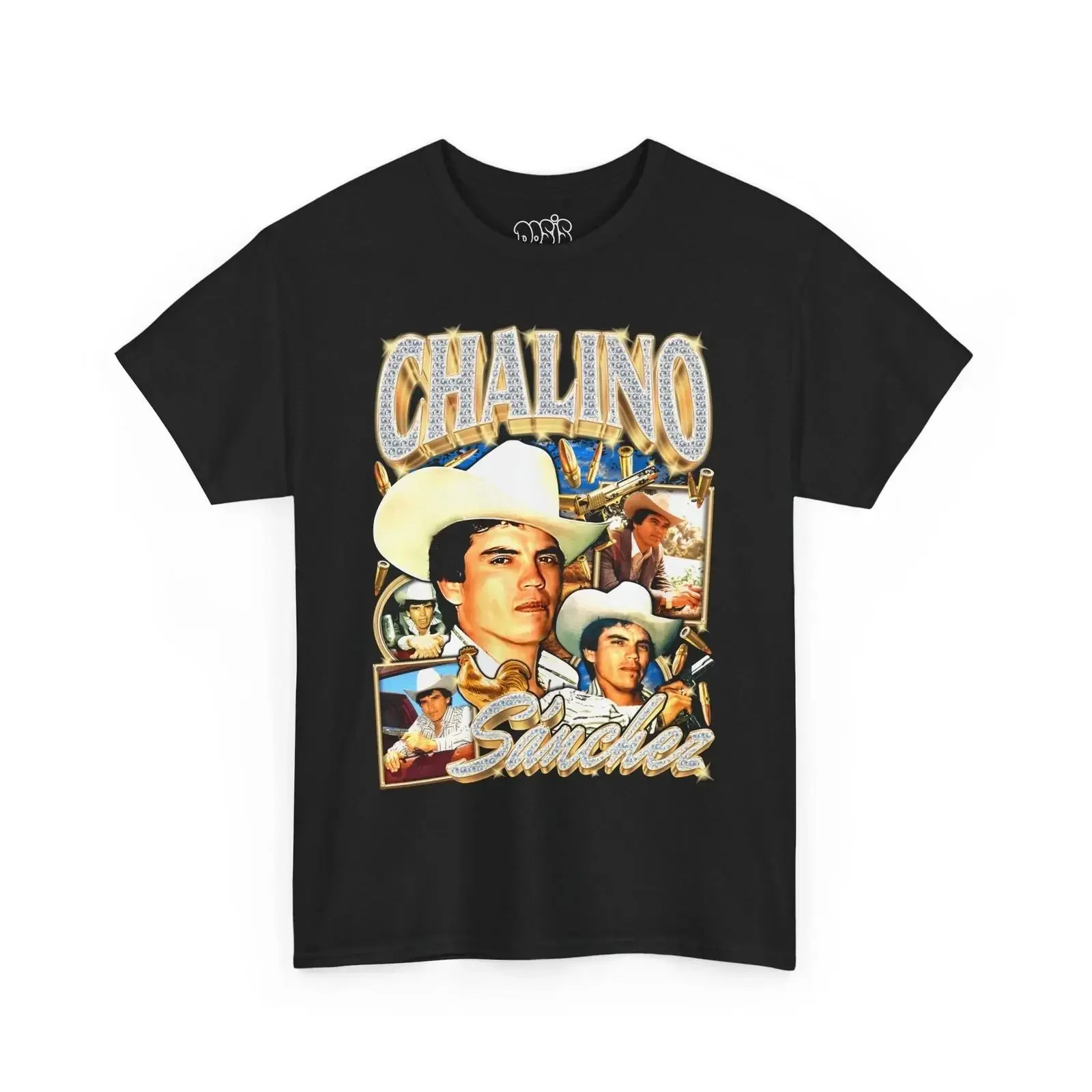 Chalino Sanchez El Rey del Corrido Vintage T Shirt vintage Washed Casual streetwear graphic fashion Stretched homme