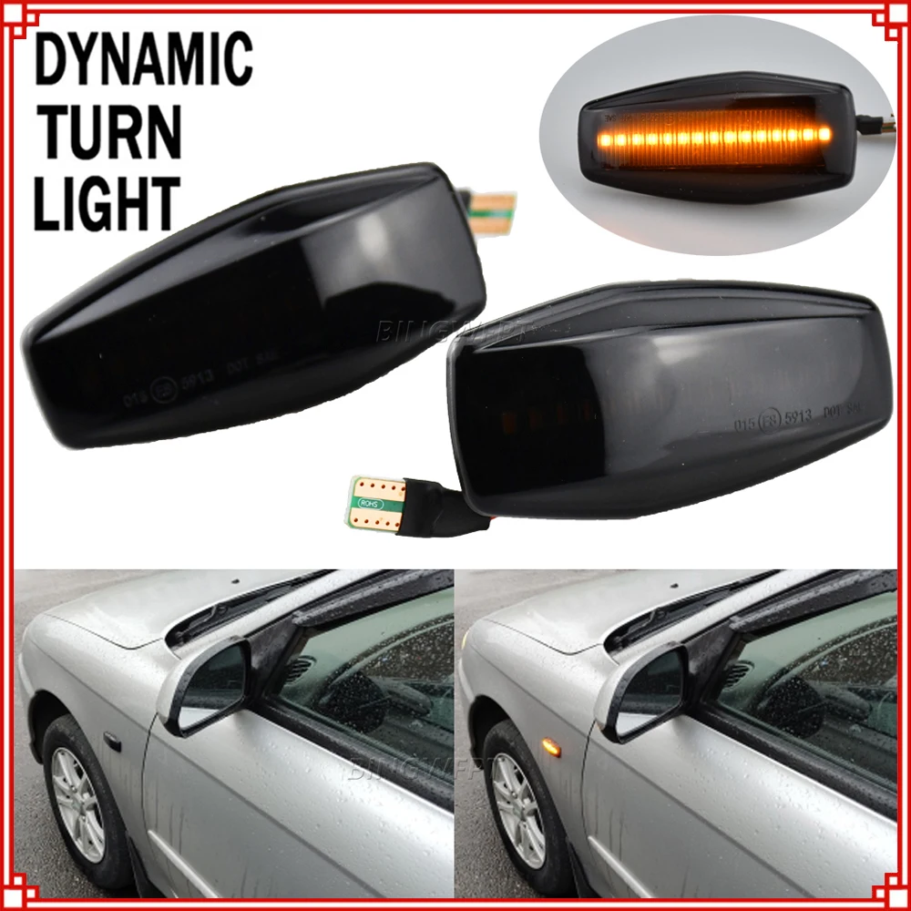 

2PCS Sequential Blinker Light For Hyundai Led Dynamic Turn Signal Side Marker Lights For Elantra Getz Sonata XG Terracan Tucson