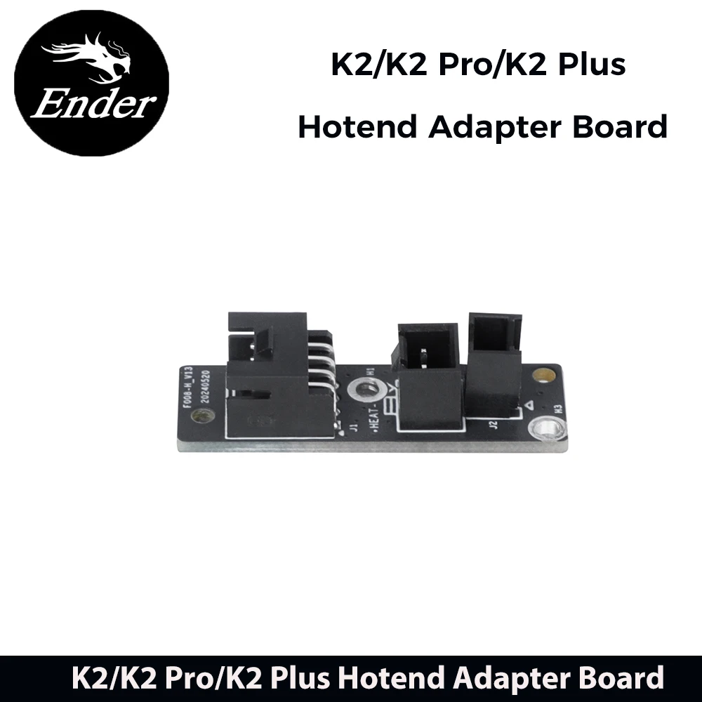 

Creality K2/K2 Pro/K2 Plus Hotend Adapter Board 1pcs Hot End Adapter Board_37×12×1.6 for K2 Pro/K2 Original 3d Printer Parts