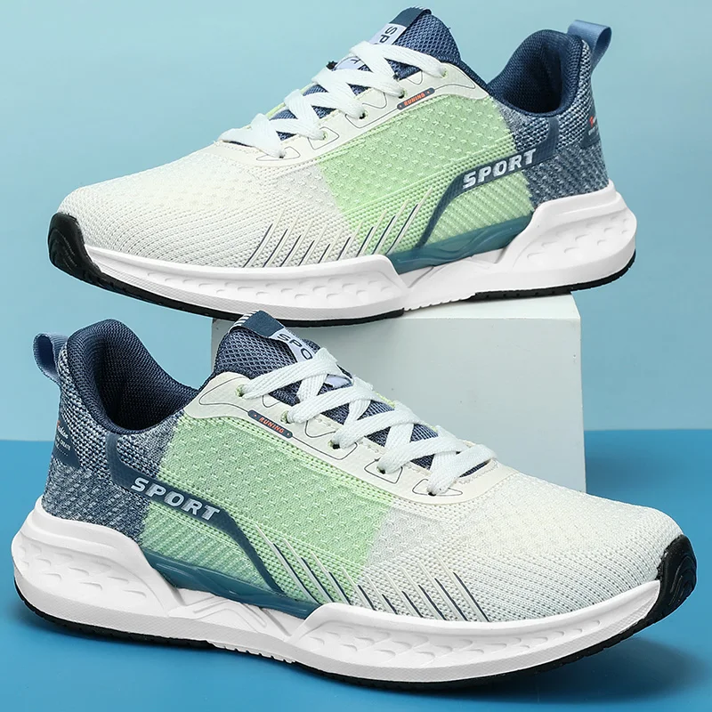 

YRZL Running Shoes for Men Breathable Mesh Sneakers Lightweight Comfortable Walking Non Slip Gym Jogging Shoes Men Sports Shoes