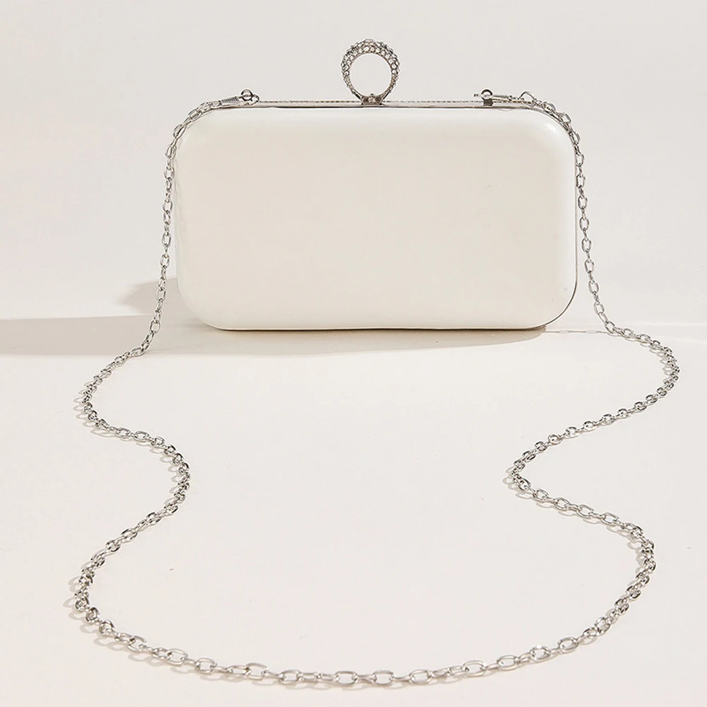 Bolsos de noche con letras I Do para mujer, bolso de mano nupcial con cuentas de perlas, monedero de fiesta de boda, bolso de hombro con cadena de diseñador de moda