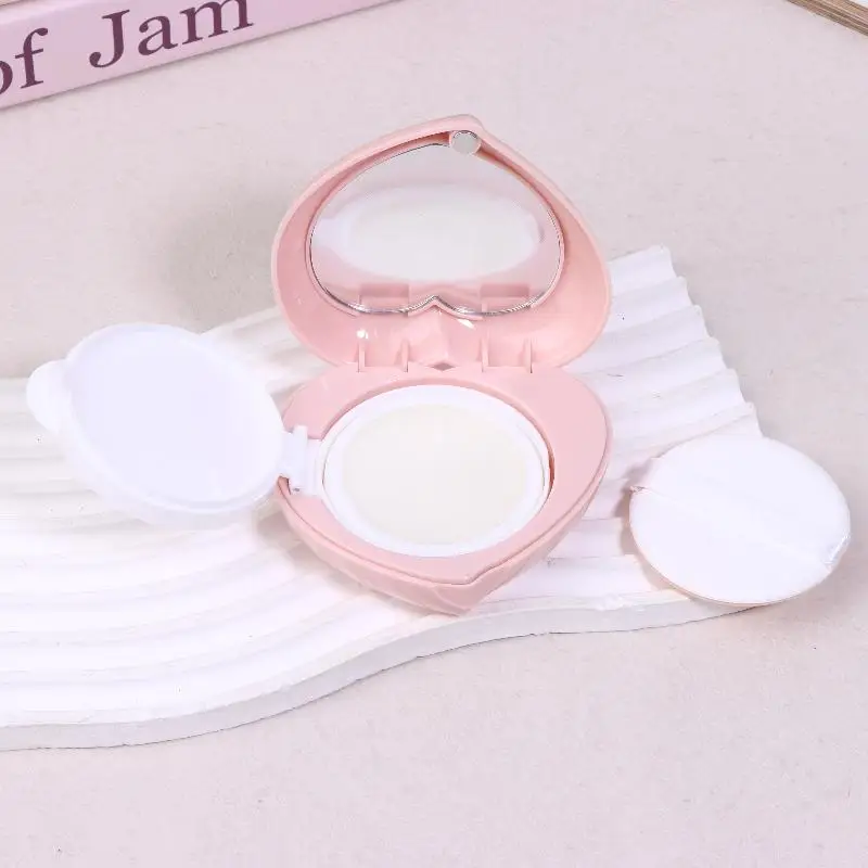 15g/0.5oz 빈 에어 쿠션 퍼프 박스 휴대용 화장품 메이크업 케이스 컨테이너 파우더 스펀지 거울 포함 BB 크림 파운데이션용