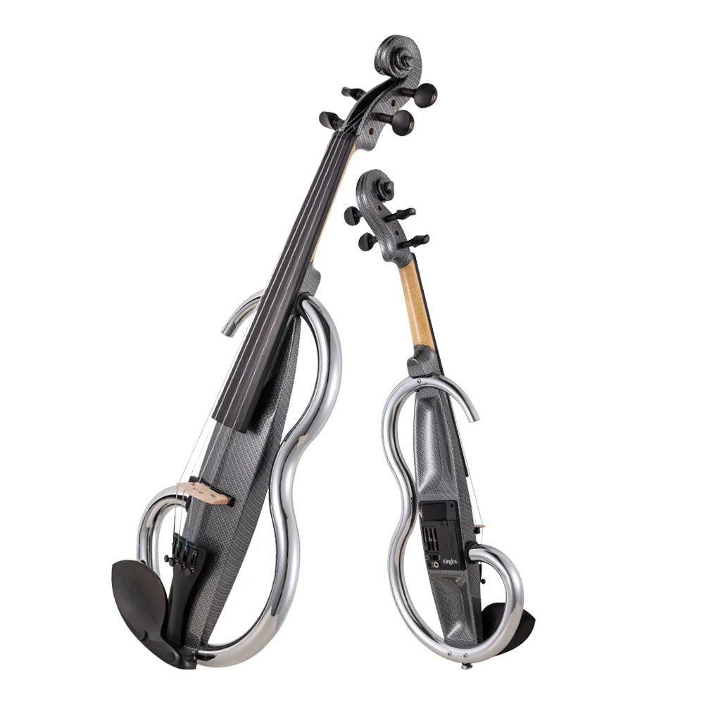 Low MOQ Violin Profesional Kinglos 4/4 Electric Violin