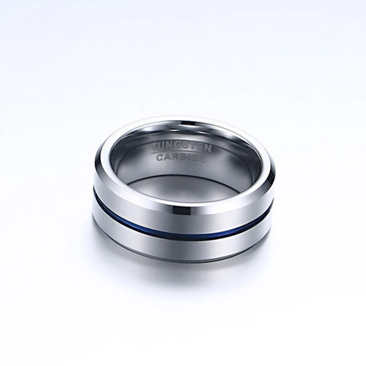 

Men's Classic Wedding Bands Tungsten Rings for Engagement Durable Matte Brushed Mens Ring Cool Design Scratch Resistant Long Use