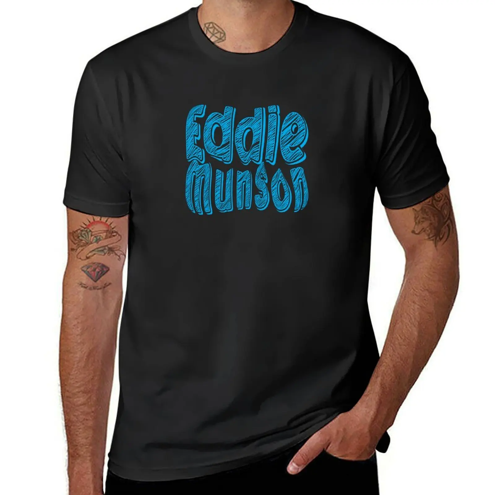 Eddie Munson T-Shirt blacks sports fans quick drying t shirts for men pack