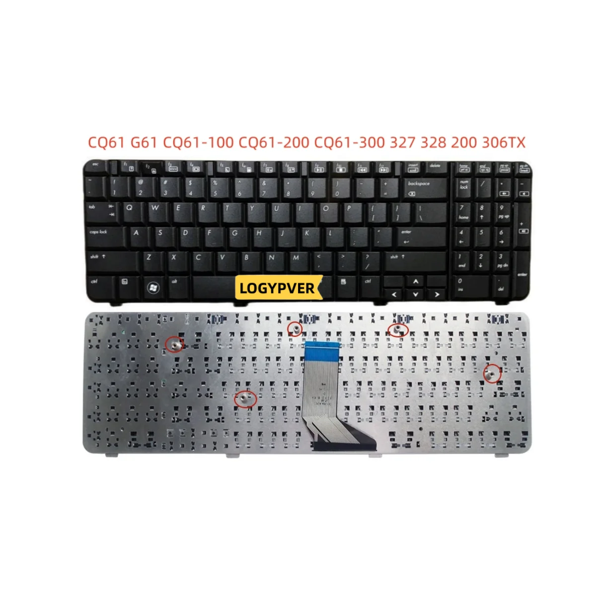 US Keyboard FOR HP Compaq Presario CQ61 G61 CQ61-100 CQ61-200 CQ61-300 327 328 200 306TX Black English Laptop CQ71 G71