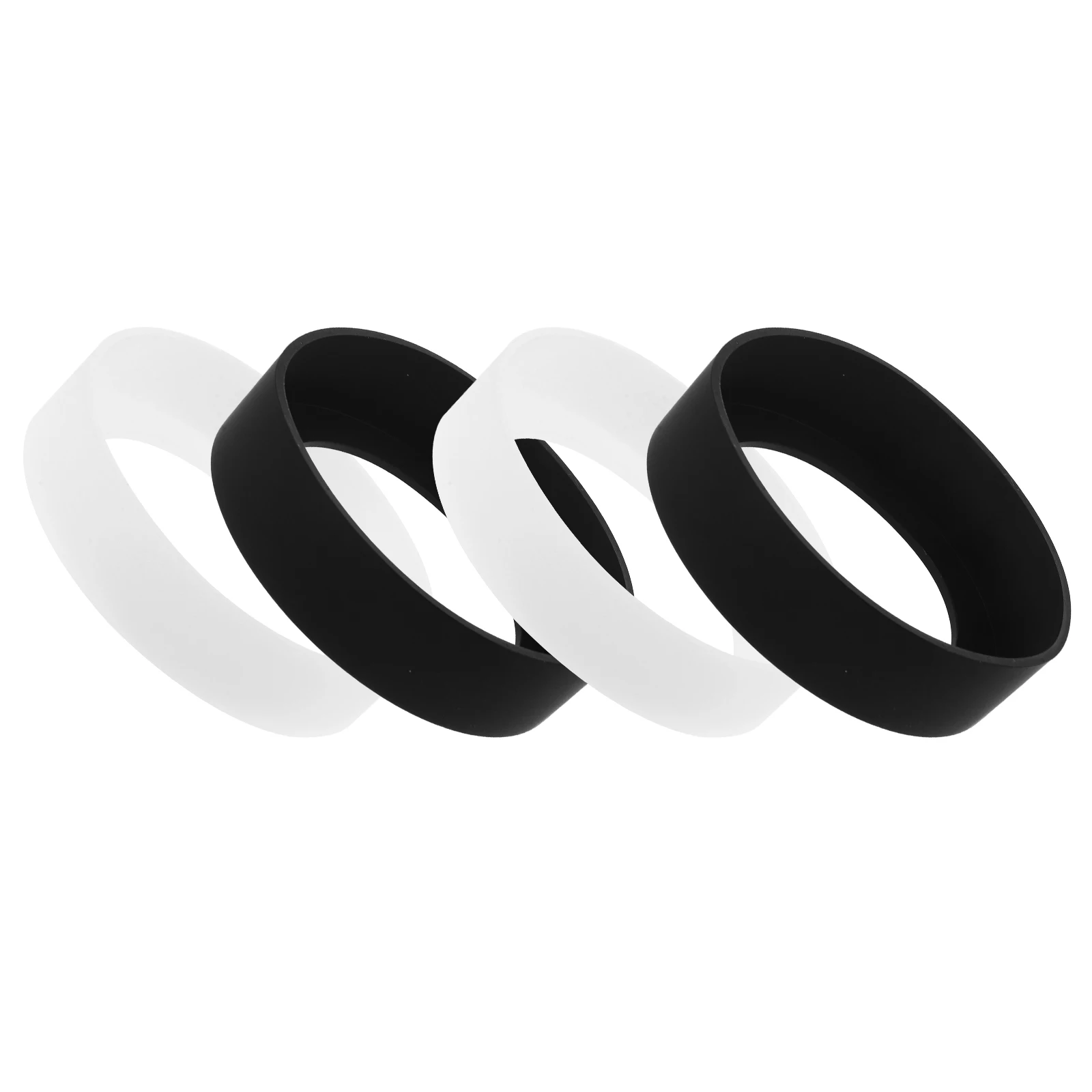 

4Pcs Silicone Bottle Boot Heavy Duty Insulated Non-Slip Bottom Sleeve for Tumbler Cup Water Bottle Scratch Resistant Cover