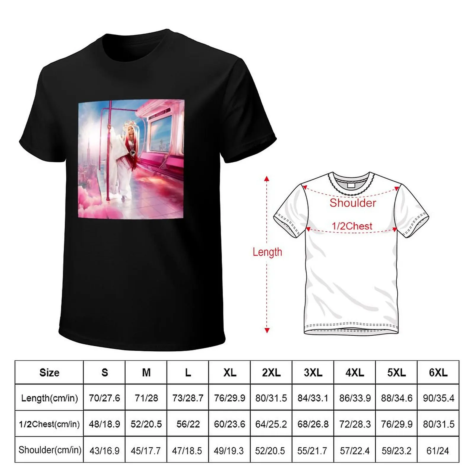 nicki minaj - pink friday 2 (album cover) T-Shirt designer shirts graphics slim fit t shirts for men