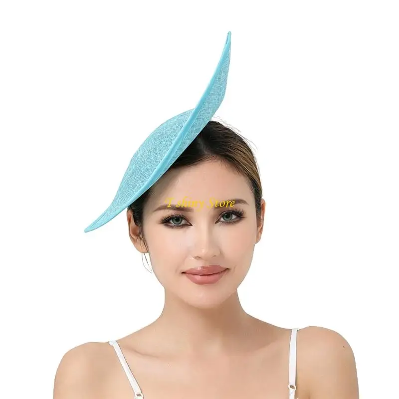 N58F Fascinator Base Derby Hat For DIY Wedding Hair Accessories Millinery Supply