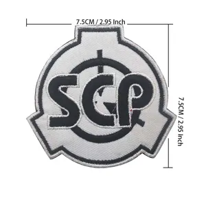SCP Vakfı, Embleem Kumaş, Aplike, İşlemeli Yamalar, cırt cırt yamalar, doğaüstü hayranları için taktik sırt çantasına, şapkaya 8 en çok satan, vakıf ve scp - №1
