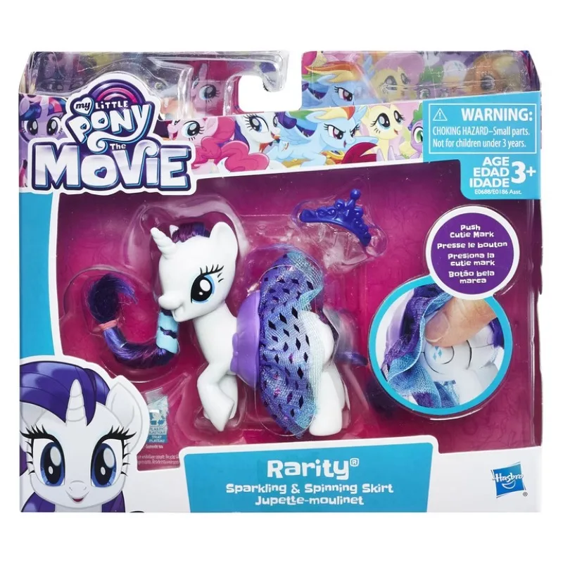 Hasbro Original My Little Pony อะนิเมะน่ารักกระโปรง Action Figure ของเล่นสําหรับชายหญิงเด็กของขวัญสะสมเครื่องประดับ