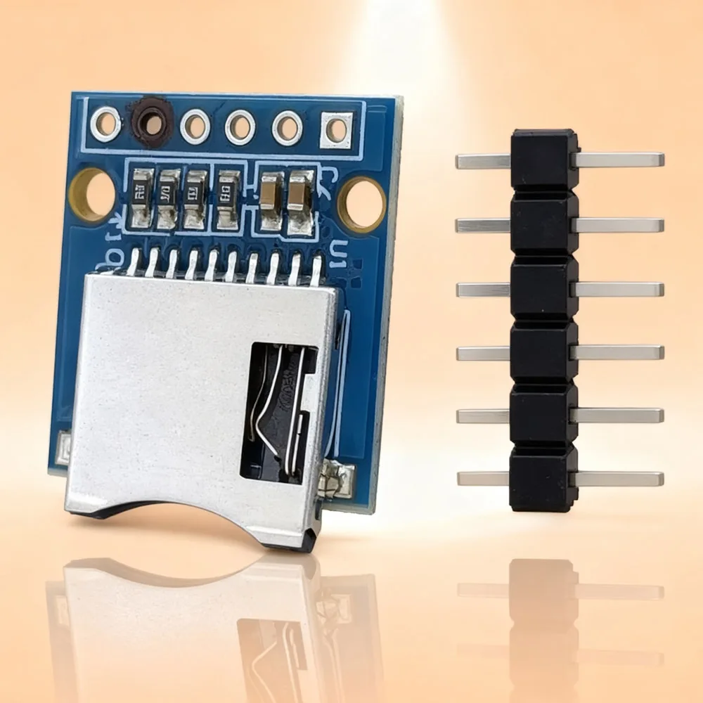 10Pin Micro Mini SD Storage Expansion Board 6 solder joints Mini Micro SD TF Card Memory Shield Module With Pins for Arduino