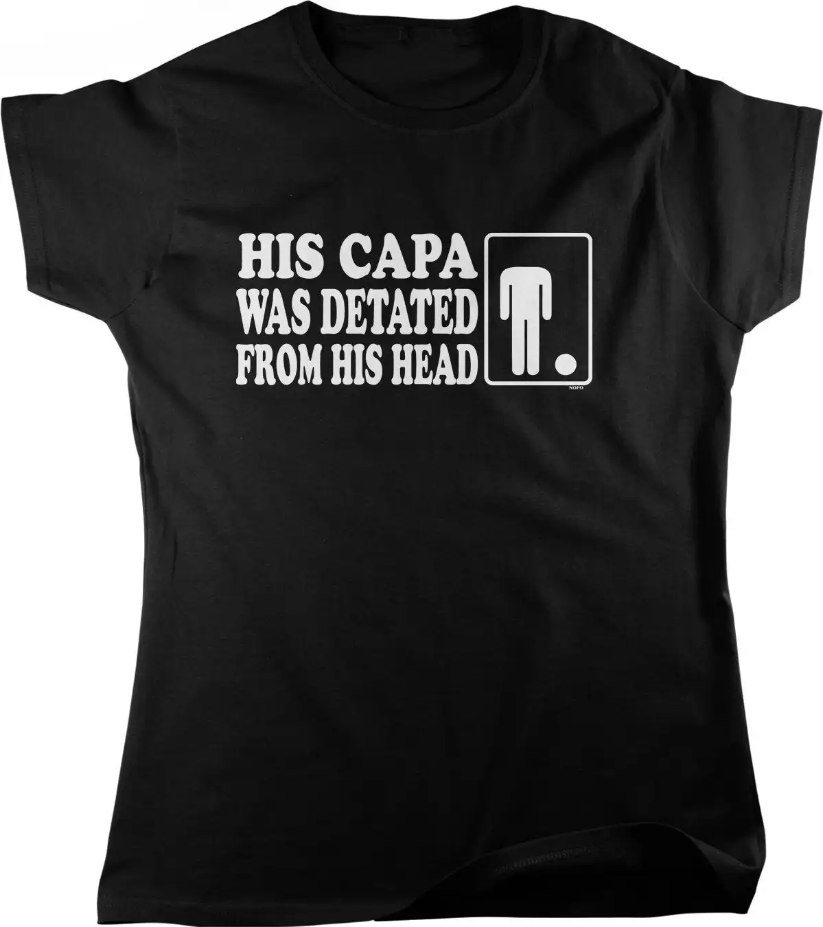 His capa was detated from head Women's T shirt HOOD_02830