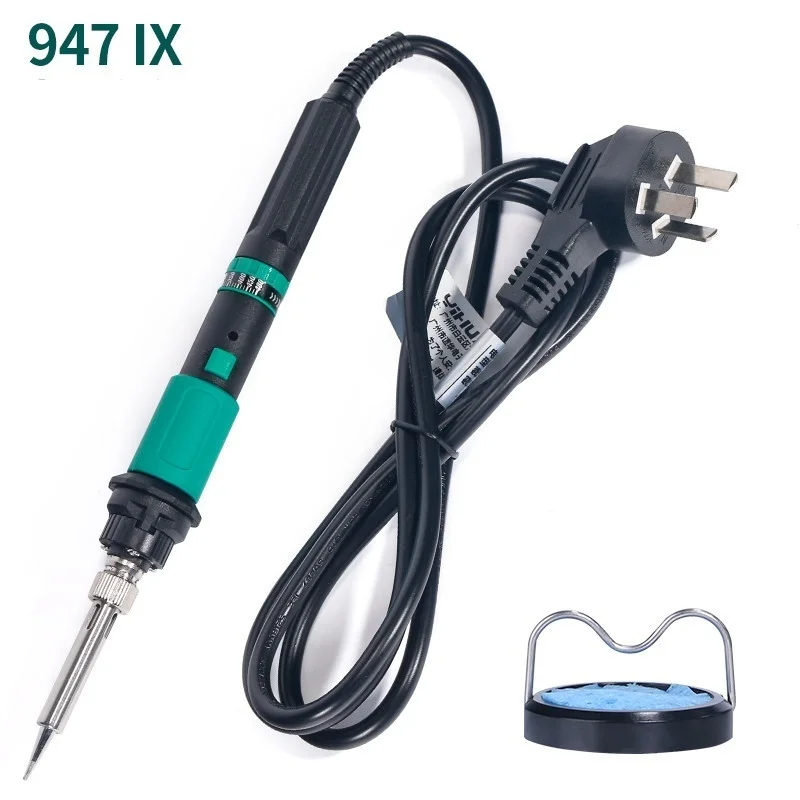 YIHUA Soldering Iron with Stand 65W Adjustable Temperature 200-480℃ Antistatic Long Life Tip for DIY Hobby Jewelry Watch Repair