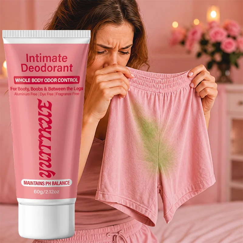 YUITIKUE Intimate Deodorant Cream, Whole Body Odor Control, pH Balanced, Aluminum Free, All-Day Freshness for Women