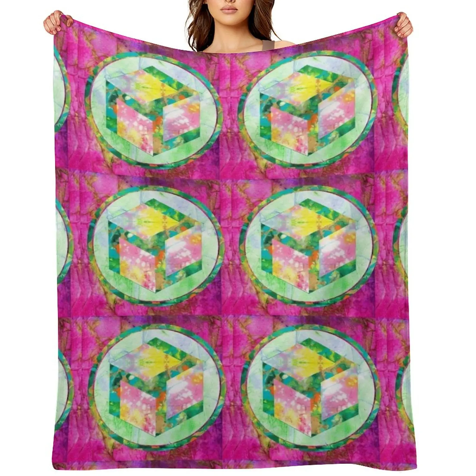 

Antahkarana - Peace Throw Blanket Luxury Throw Bed covers anime Flannels Blankets