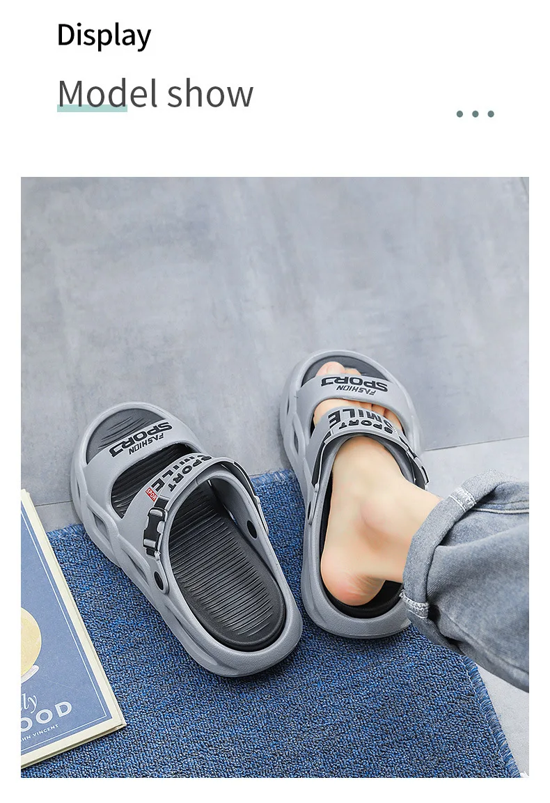 Herren-Sommer-Outdoor-Sandalen – Rutschfeste, geruchsabweisende Freizeit- und Fahrersandalen, ultraweiche Cloud-Comfort-Strandslipper für Herren – Detail 20