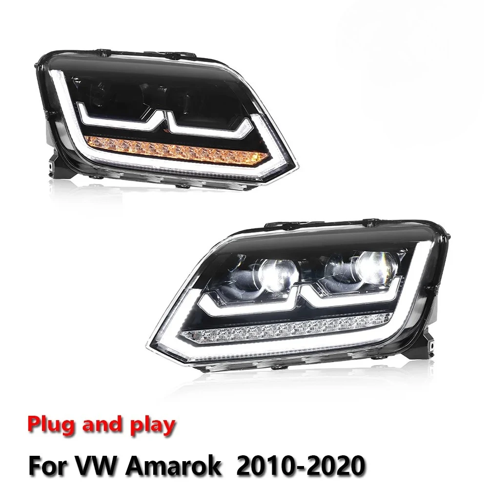 

Car LED Upgrade Headlight Accessories For VW Amarok 2010-2020 DRL Brake Turn Signal Lamp Plug and Play