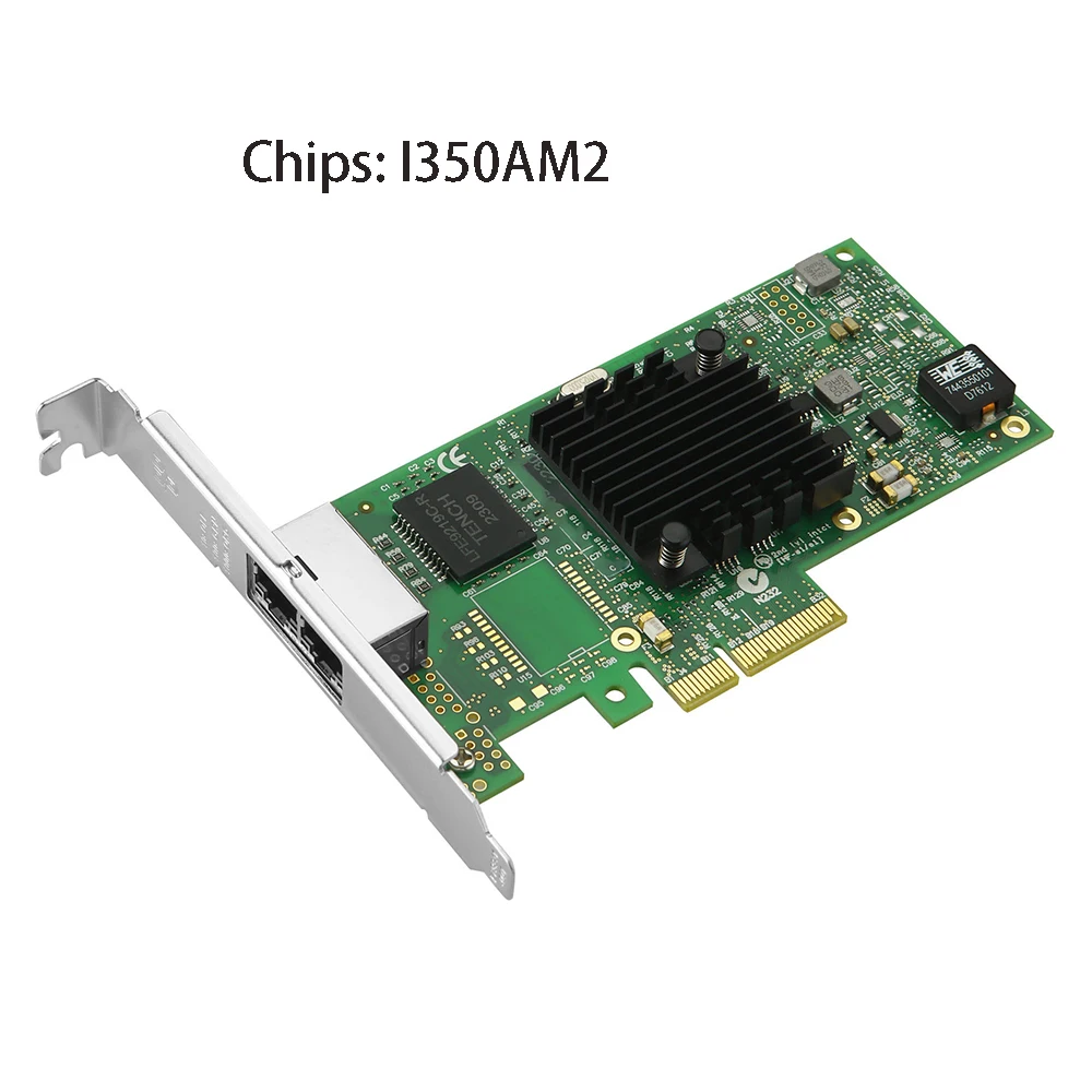 2포트 RJ45 기가비트 서버 이더넷 카드 10M 100M 1000Mbps PCIe X4 X8 X16 랜 네트워크 I350AM2 칩 변환 카드 연결 어댑터