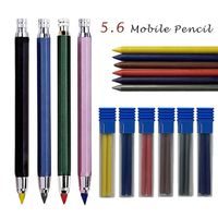 5.6mm Metal Mechanical Pen 2B/4B/6B/8B Pencil Refill Art Painting Drawing Writing Tool Sketch Comics Automatic Pencil Stationery