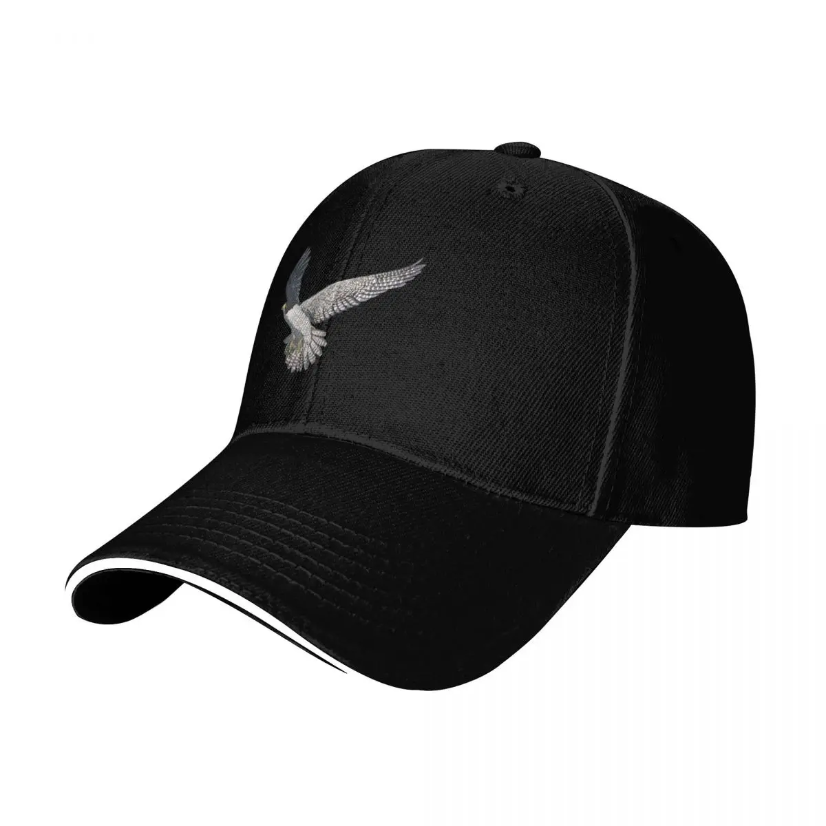Bird Flying Peregrine Falcon Baseball Cap Moisture Wicking Quick Dry Curved Brim Classic Fit Low Profile Unstructured