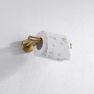 304 Stainless Steel Bathroom Accessories 1 Piece Matte Black Toilet Paper Holder Wall Mounted Tissue Roll Hanger bathroom