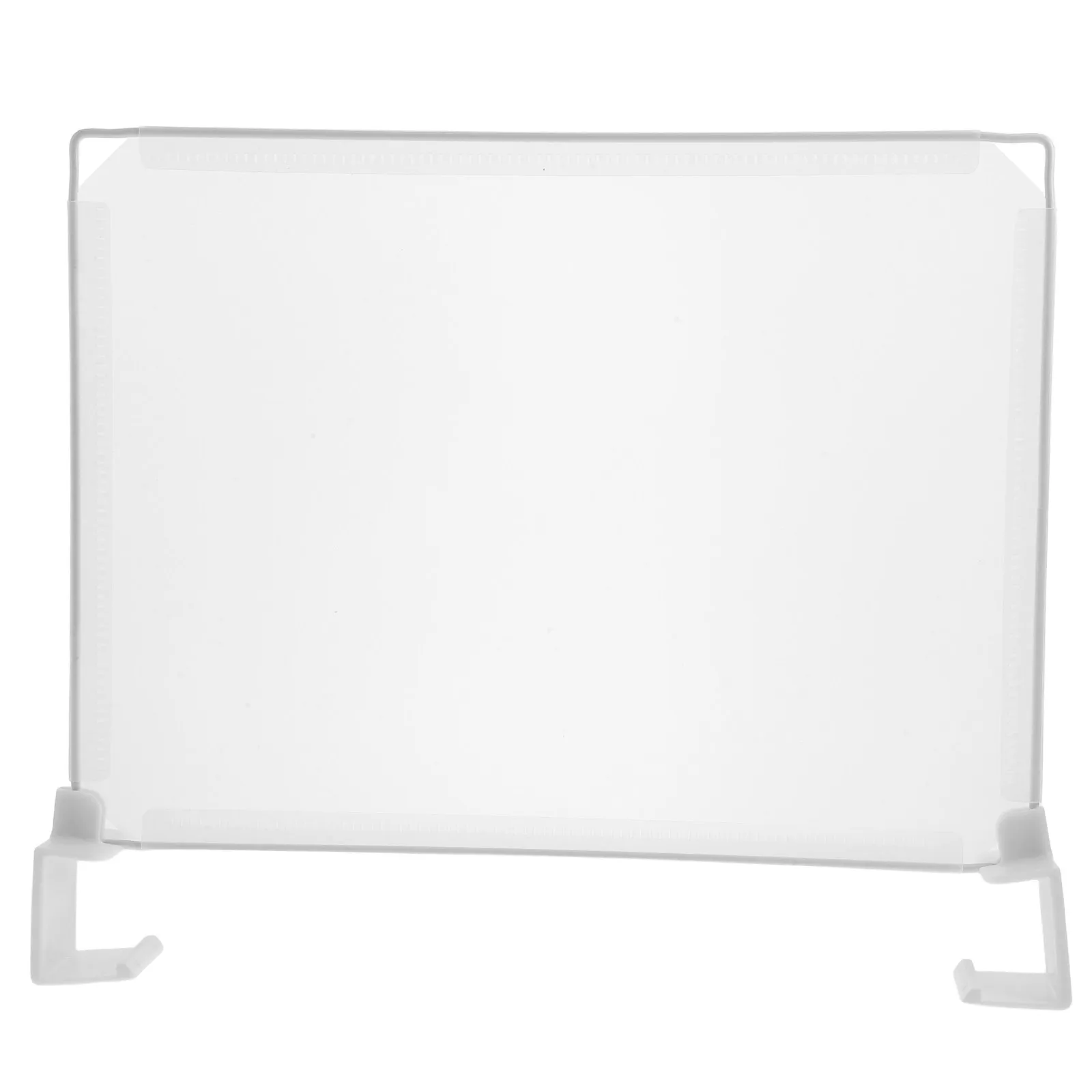 2Pcs Plastic Desk Partition Divider Boards Clip on Desktop Shield Screen for Office Classroom Study Table Privacy Noise